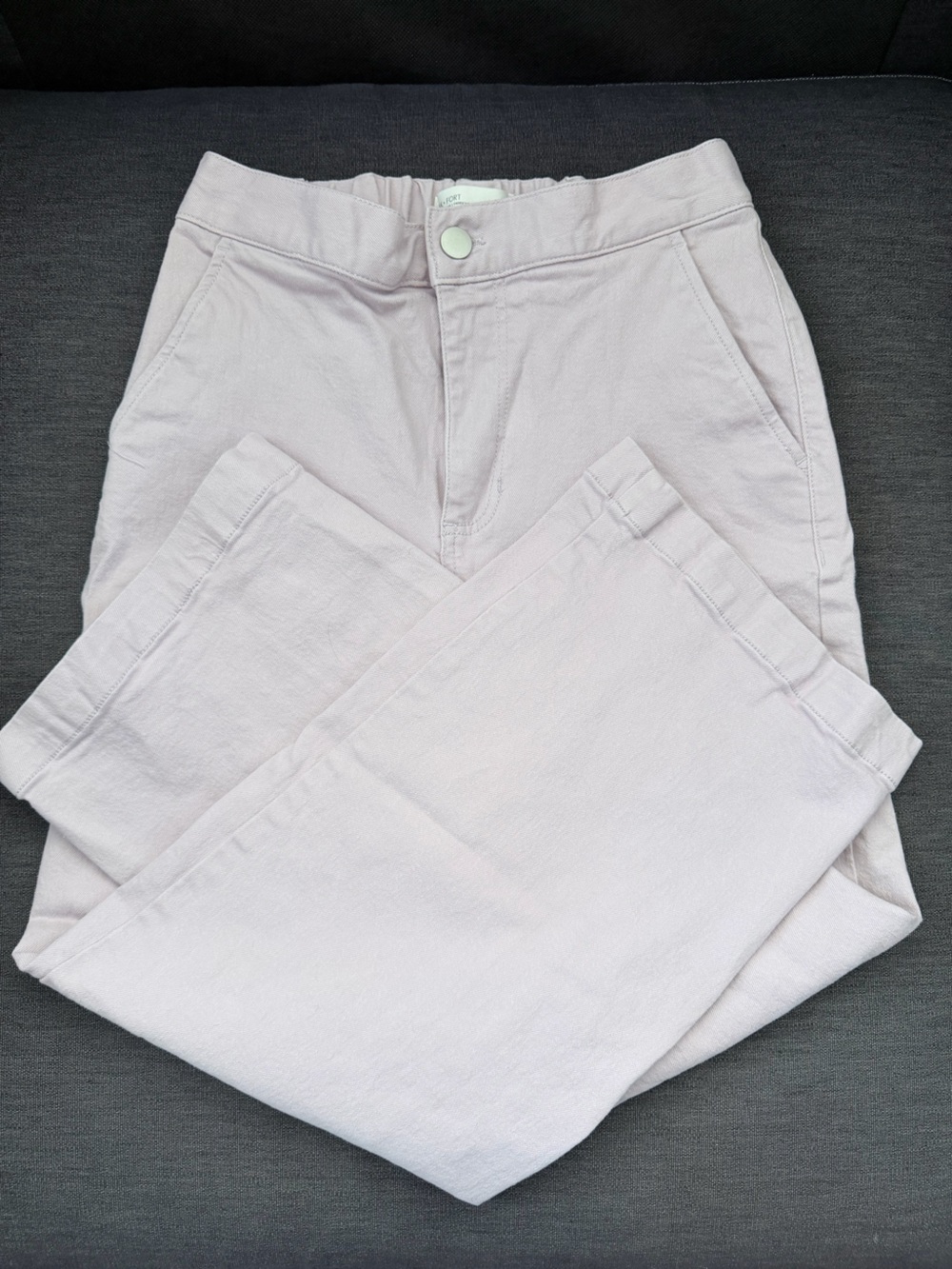 OAK + FORT Lavender Wide-Leg Jeans
